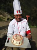 Notre Chef préparant un gâteau, Chemin Inca