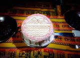 Gâteau d'anniversaire durant le trek