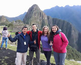 Une partie du groupe au Machu Picchu